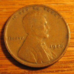 1920 PLAIN WHEAT PENNY
